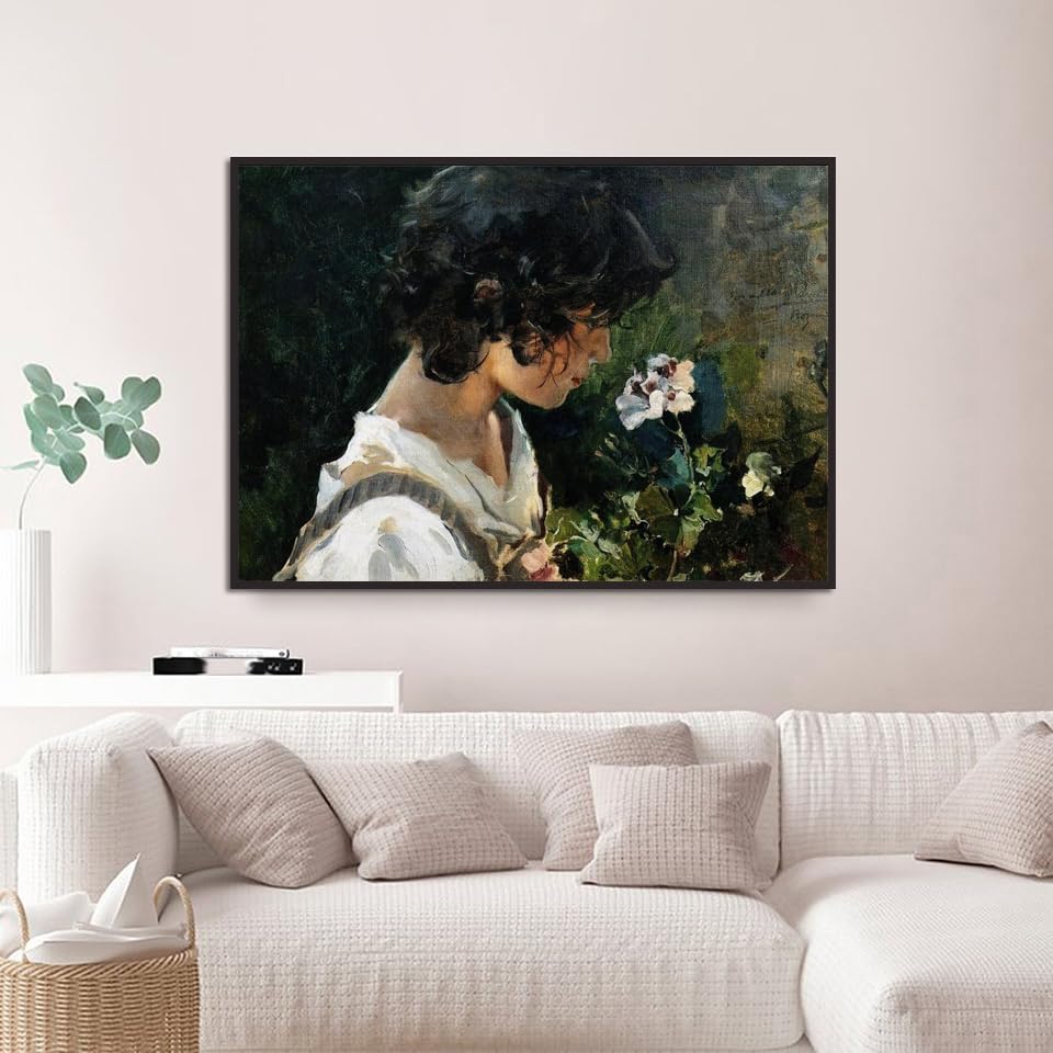 Amazon.co.jp: ホアキン・ソローリャ《花を持つイタリアの少女