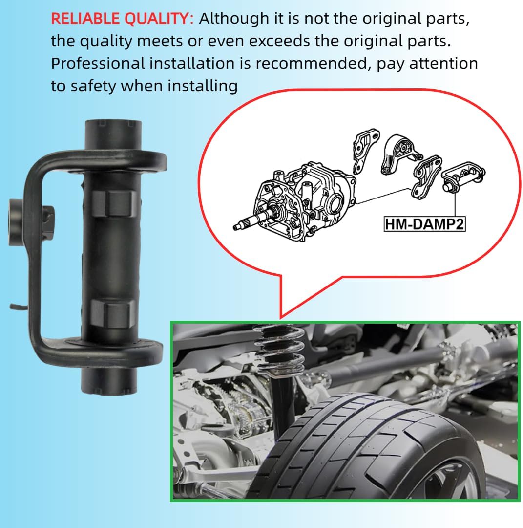 50716-S9A-000 Rear Differential Dynamic Damper, Rear Differential Mount Replacement for Honda CRV 2002-2006, Element 2003-2010, ELYSION 2004