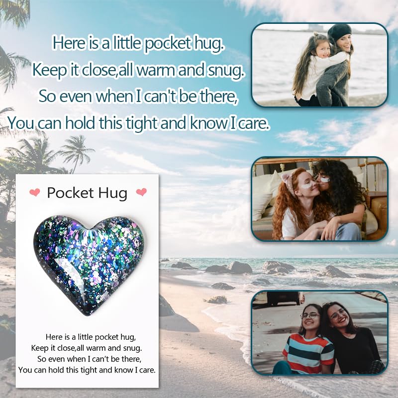 Pocket Hug Token Gift for Women Daughter Granddaughter Christmas Birthday Gift for Big Little Sister Niece Cousins Long Distance Relationship Gifts for Friend Bestie Inspirational Gift for Women Girls3