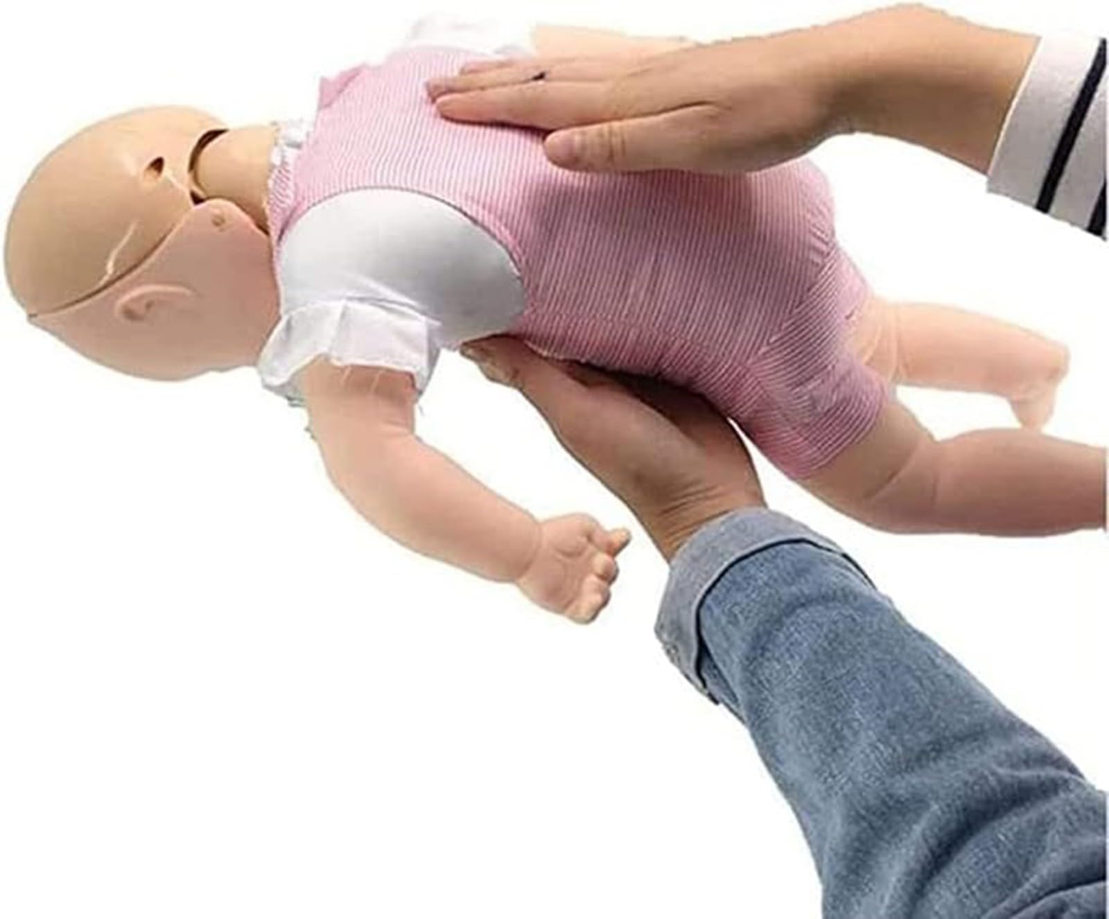 Modèle de réanimation cardio-pulmonaire pour nourrissons, mannequin de formation aux premiers secours, mannequin de formation pour l'enseignement et la formation A