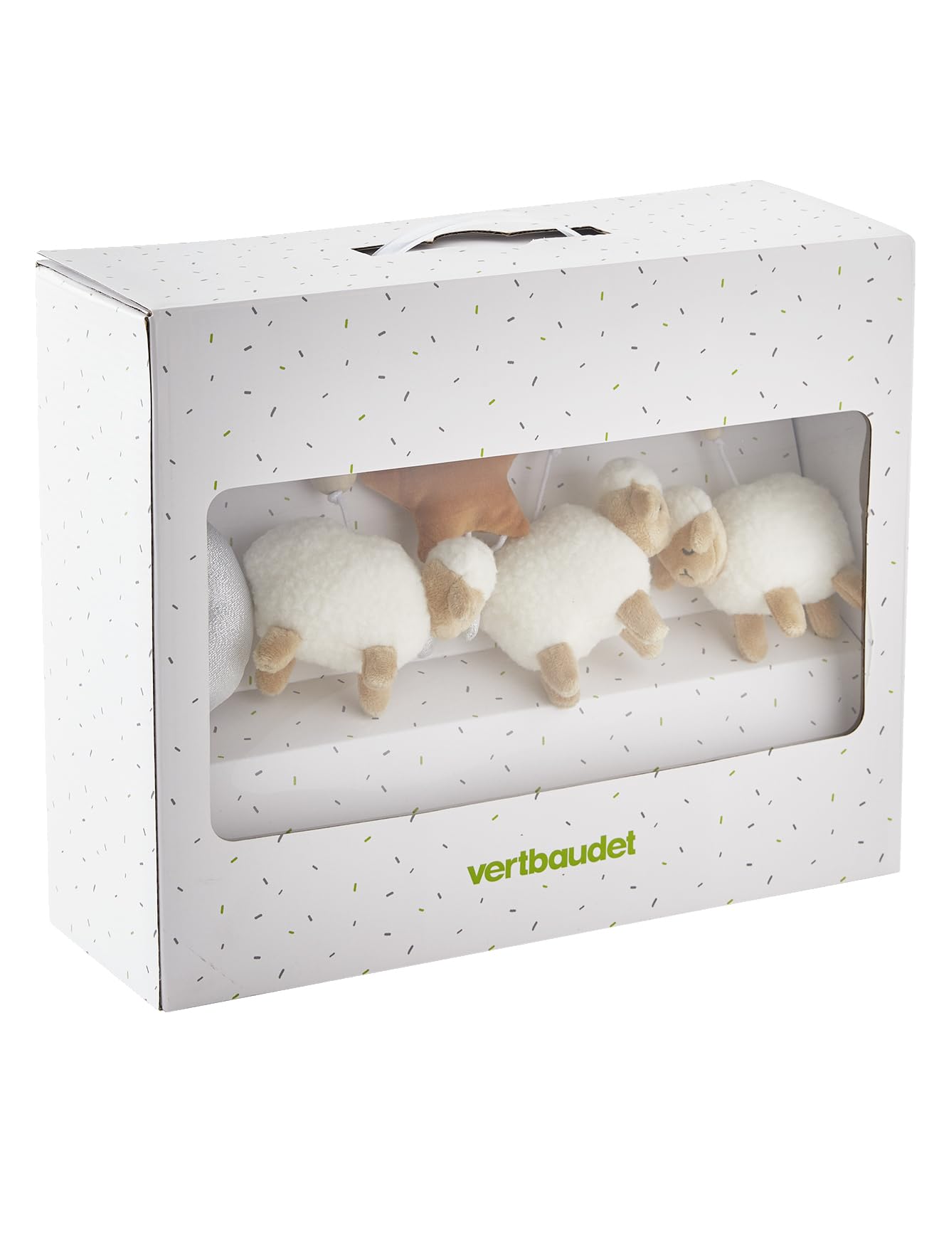 VERTBAUDET Mobile musical PETIT MOUTON écru/multicolore TU