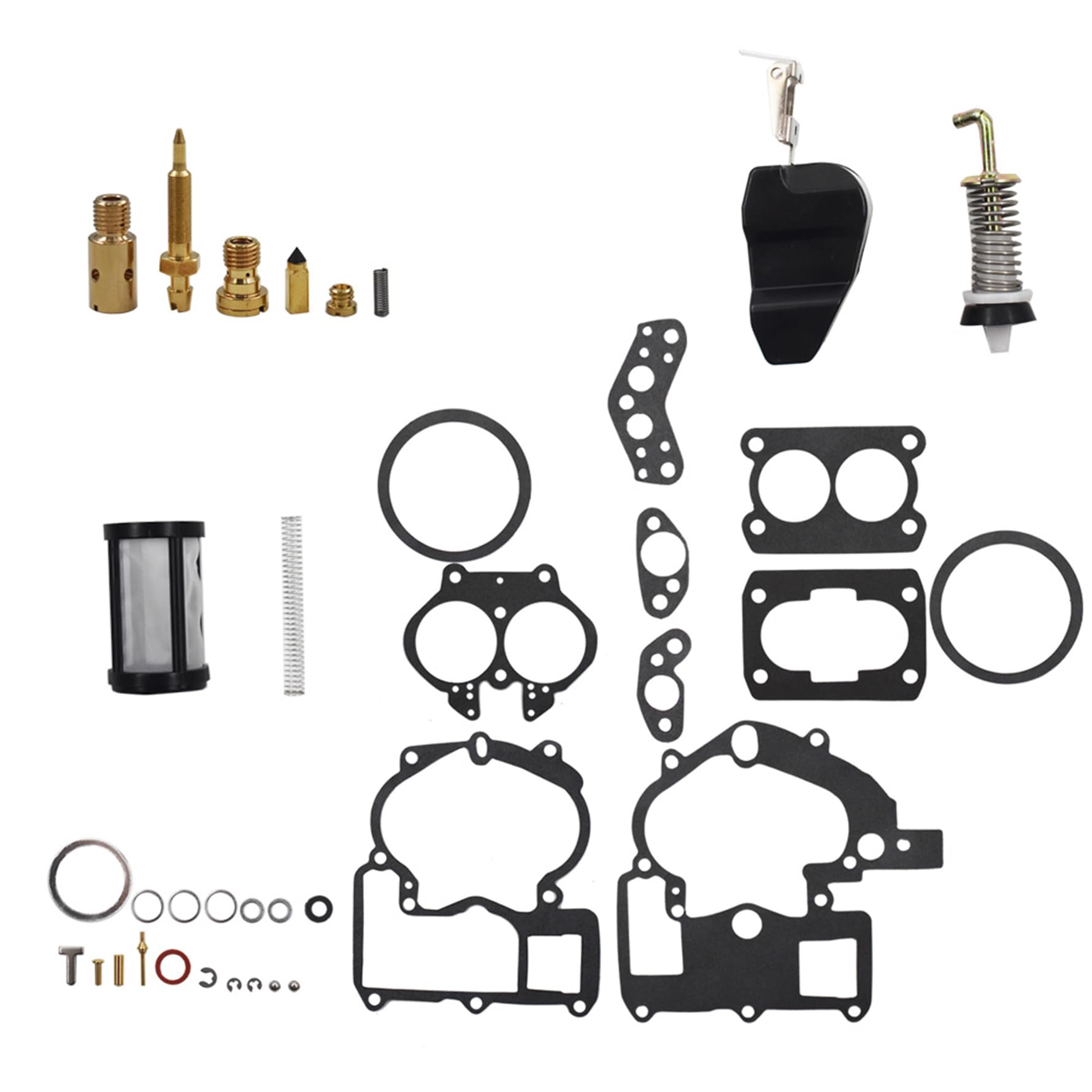 Boat Winterization Kit 3302-804845 3302-804844002 Carburetor Repair Rebuild Kit Replacement For 2 Barrel 3 0l 4 3l 5 0l 5 7l Quadrajet Carburetor