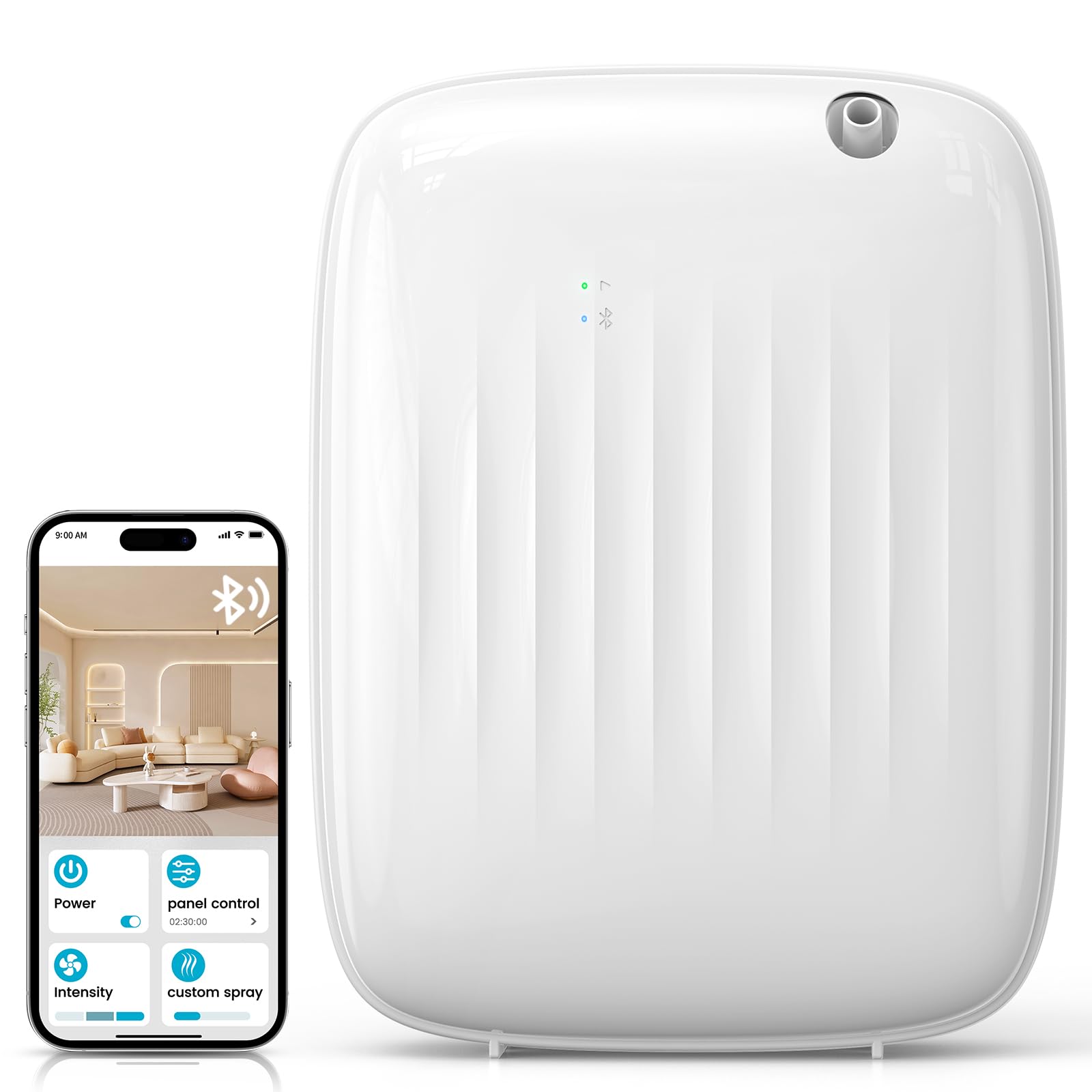 Photo 1 of Ziweo Waterless Essential Oil Diffuser - White, 3000 sq. ft.