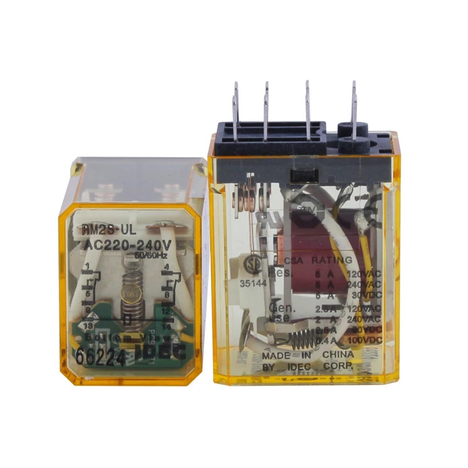 OSHZIKJII Relay RM2S-UL-AC220V AC220V-240 240VAC 5A 240VAC 8PIN(5PCS)