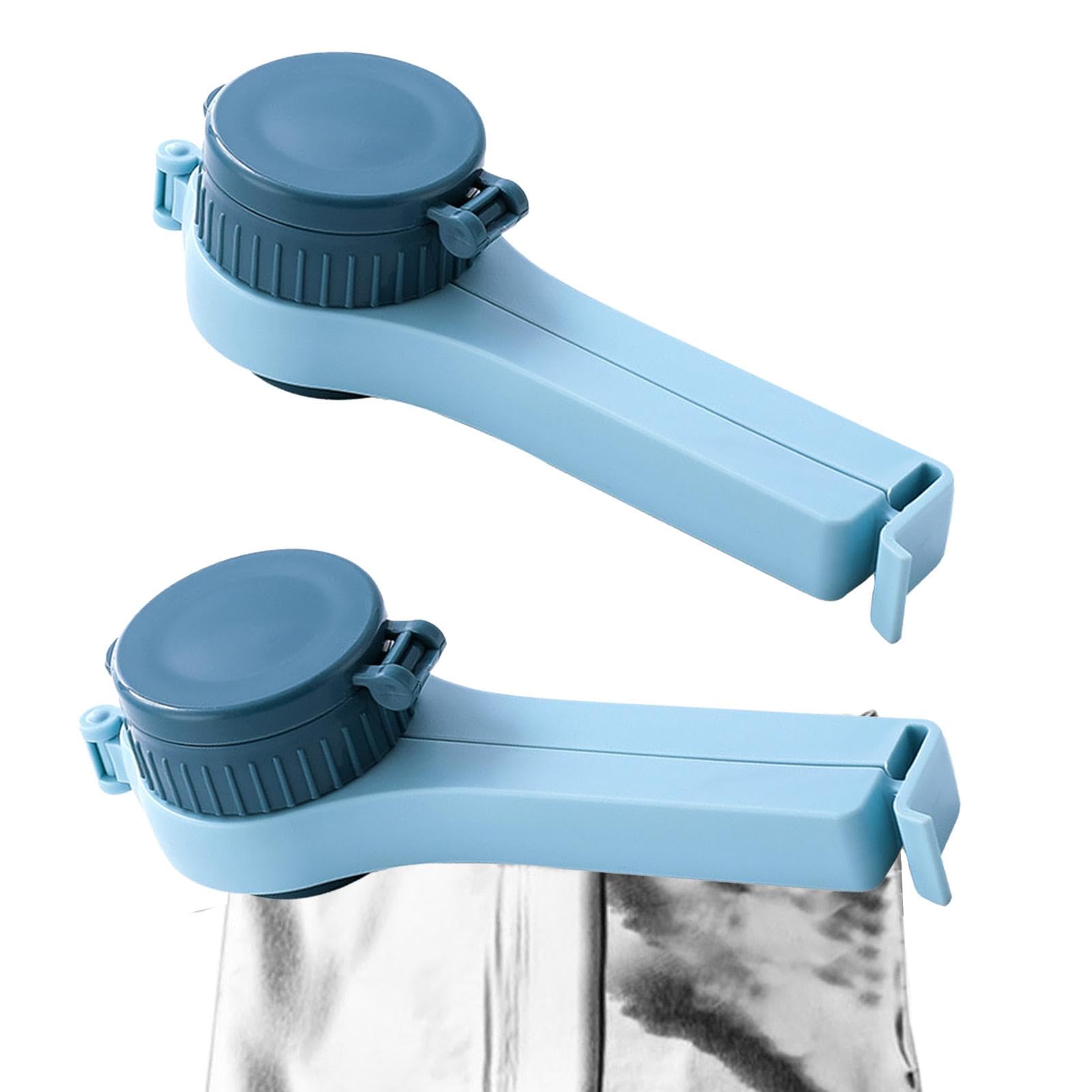 2 Clips Pour Sac Avec Bec Verseur - Fermeture Hermétique Pour Conserver Aliments (Bonbons, Céréales...)