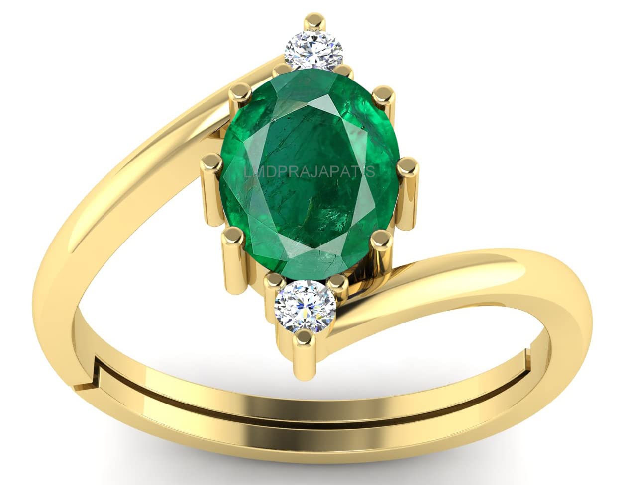 LMDPRAJAPATIS Certified 6.25 Ratti 5.62 Carat A+ Quality Emerald Panna Gemstone Ring For Womens and Mens (B07NRD9L8P) Amazon Price History, Amazon Price Tracker