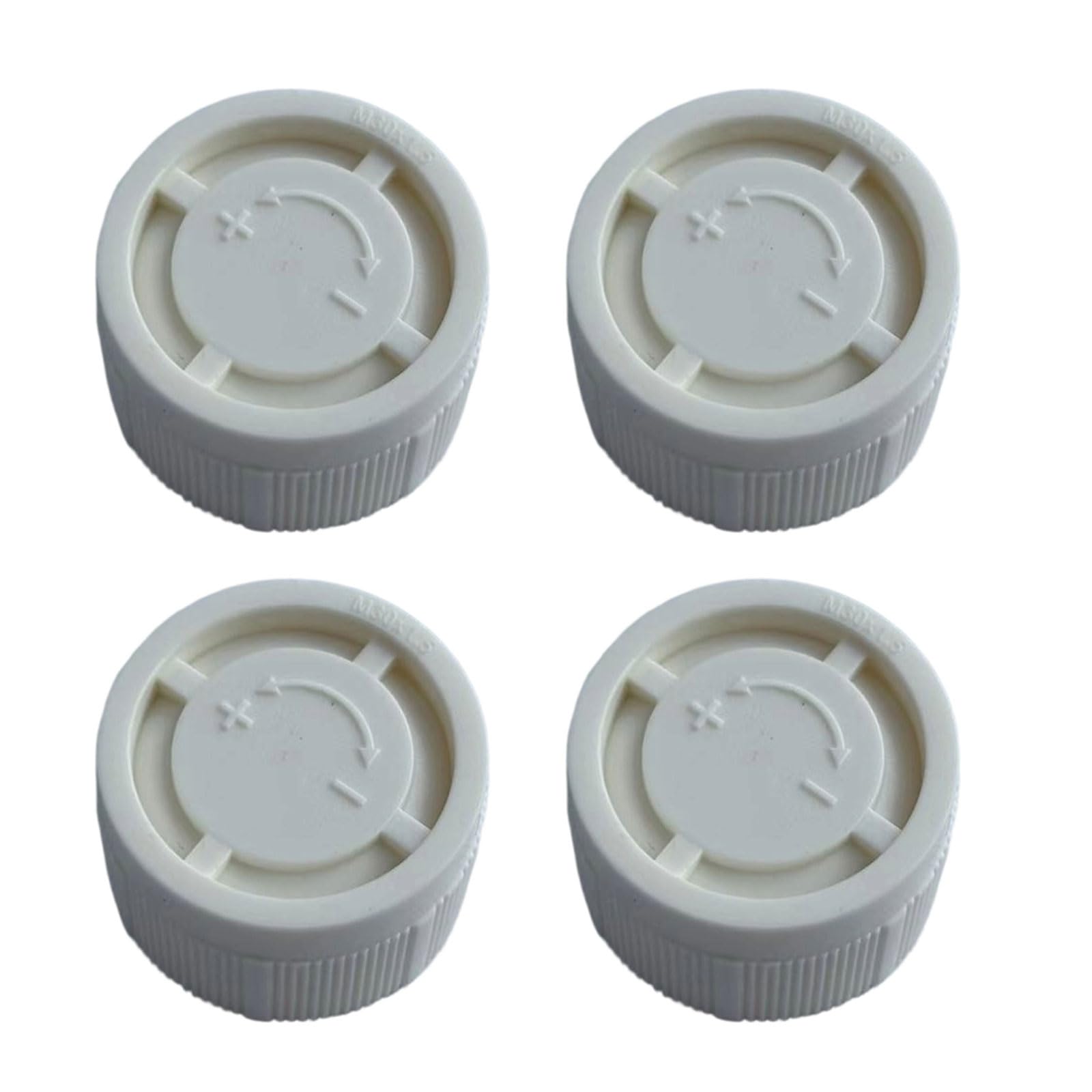 Zwwaazhf White Stylish M30x1.5 Radiator Thermostat Cap Heating Thermostatic Regulating Universally Efficient Heat Heater Knob