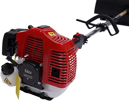 Miniatura 2 de Escoba eléctrica de gas 52 CC 2.5 HP, escoba de barrido para caminar detrás de la mano, barredora de empuje para césped, hojas, nieve, césped
