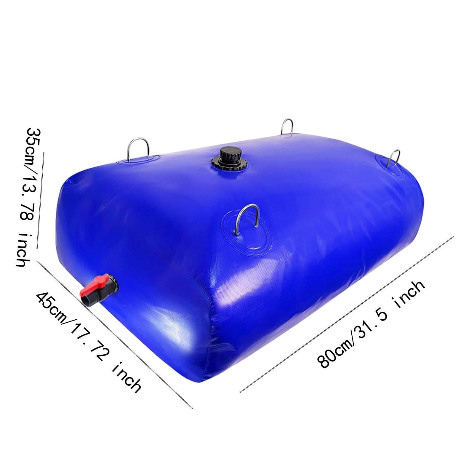 Bolsa de Almacenamiento Agua Plegable for Montar en vehículo, Ideal for construcción, Agricultura y Transporte, con Grifo for Exteriores
