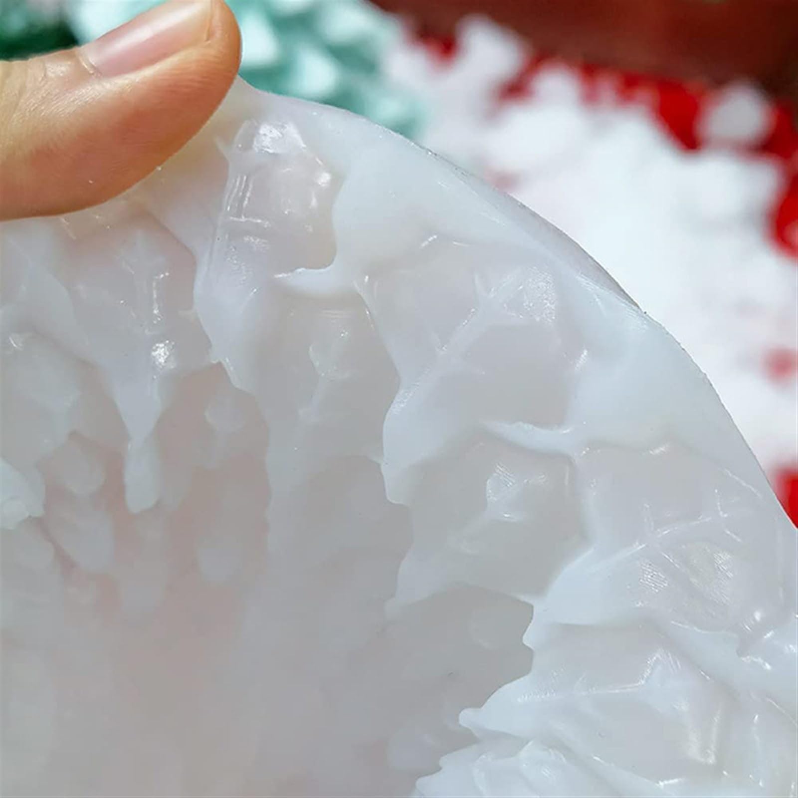 Boże Narodzenie Formy Do świec święty Mikołaj Drzewko świąteczne Silikonowa Forma Do Aromaterapii Diy Wypieki, Wosk Mydlany Foremek Do świec (Color : J)