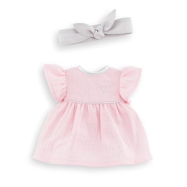 Corolle-Ma Vestido Rosa y Lazo para Muñecas de la Gama Ma (36cm) (9000212480)