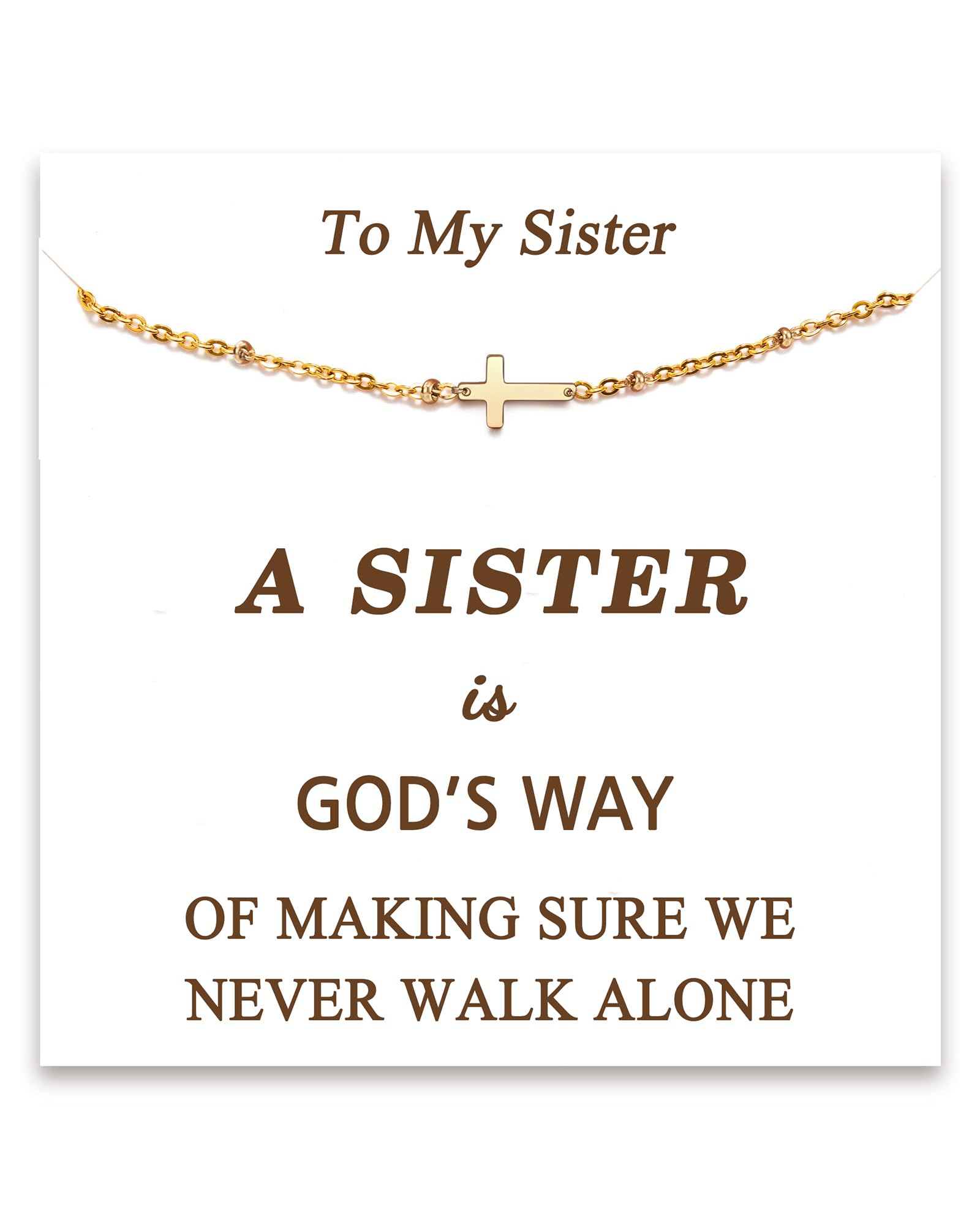 TarsusCross Bracelet for Women, Christian Gifts for Women, Religious Gifts Adjustable Dainty Cross Bracelet, Easter, Mother's Day, Christmas, Birthday