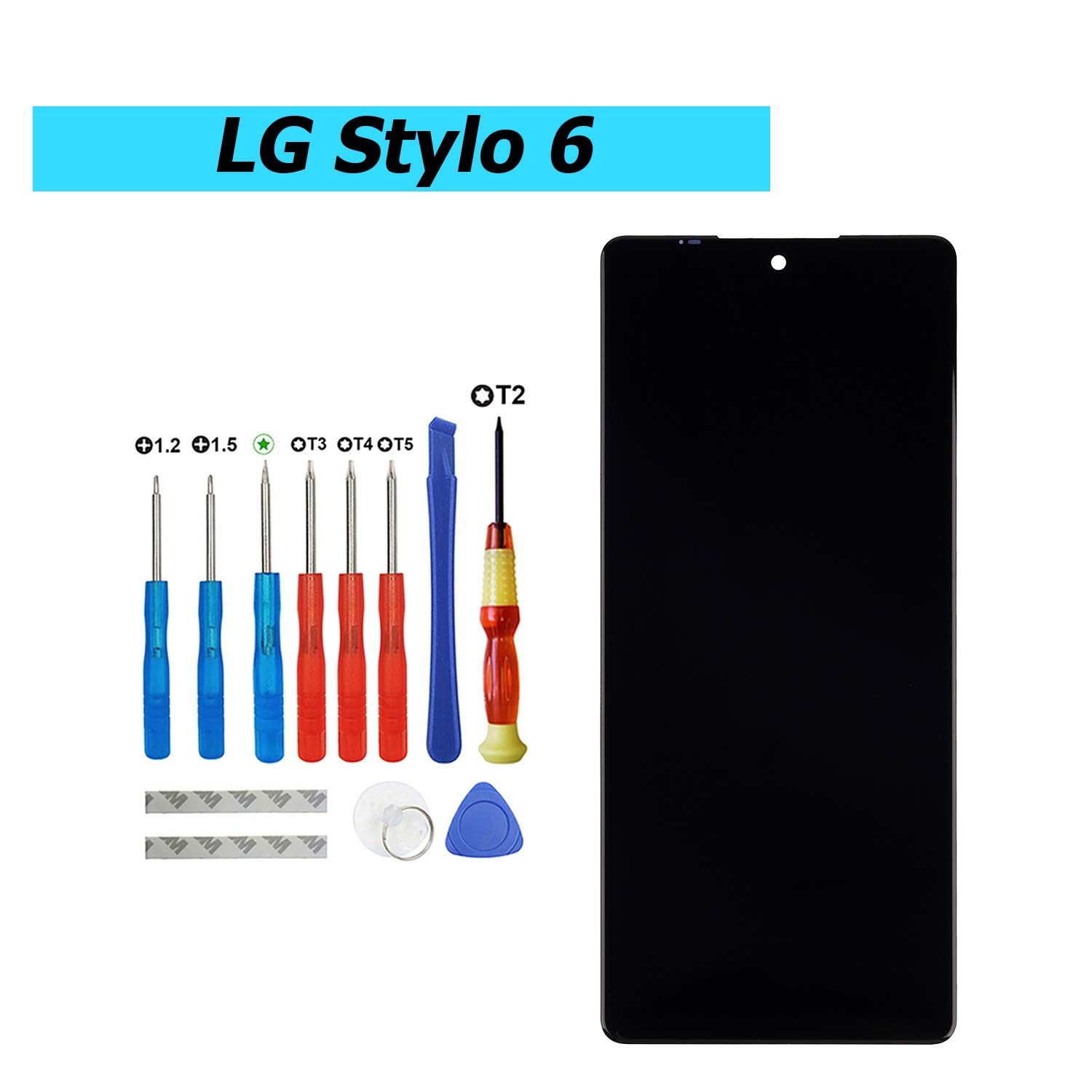 LG STYLO 6 LM-Q730M511Q 64gb Smartphone Version Verrouillé, VA