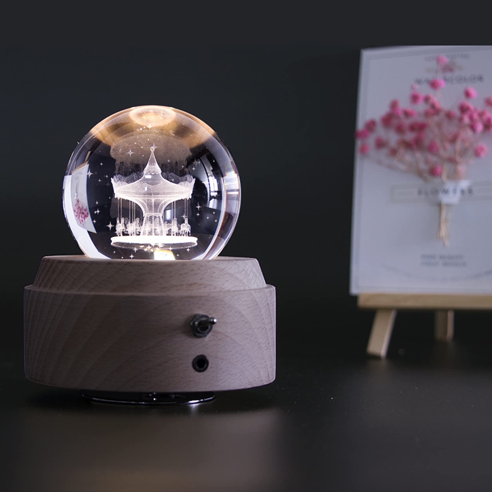 Scatola di musica Sei il mio Sunshine Merry-Go-Round Ball Ball Box Musical Box Musical Box Compleanno regalo Regalo di Capodanno .I migliori regali unici