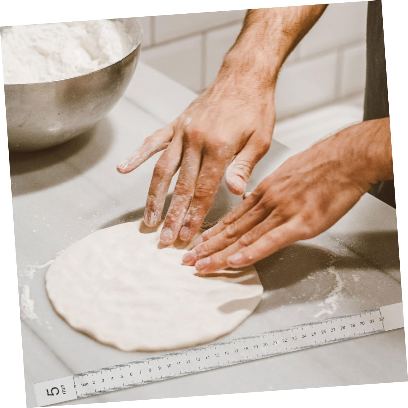 MAGICLULU 4paare Teigrollen-messschablonen Ausrollhilfe Für Gleichmäßige Teigdicke Für Kekse Und Fondant Einfach Zu Reinigen Flexibles Backzubehör