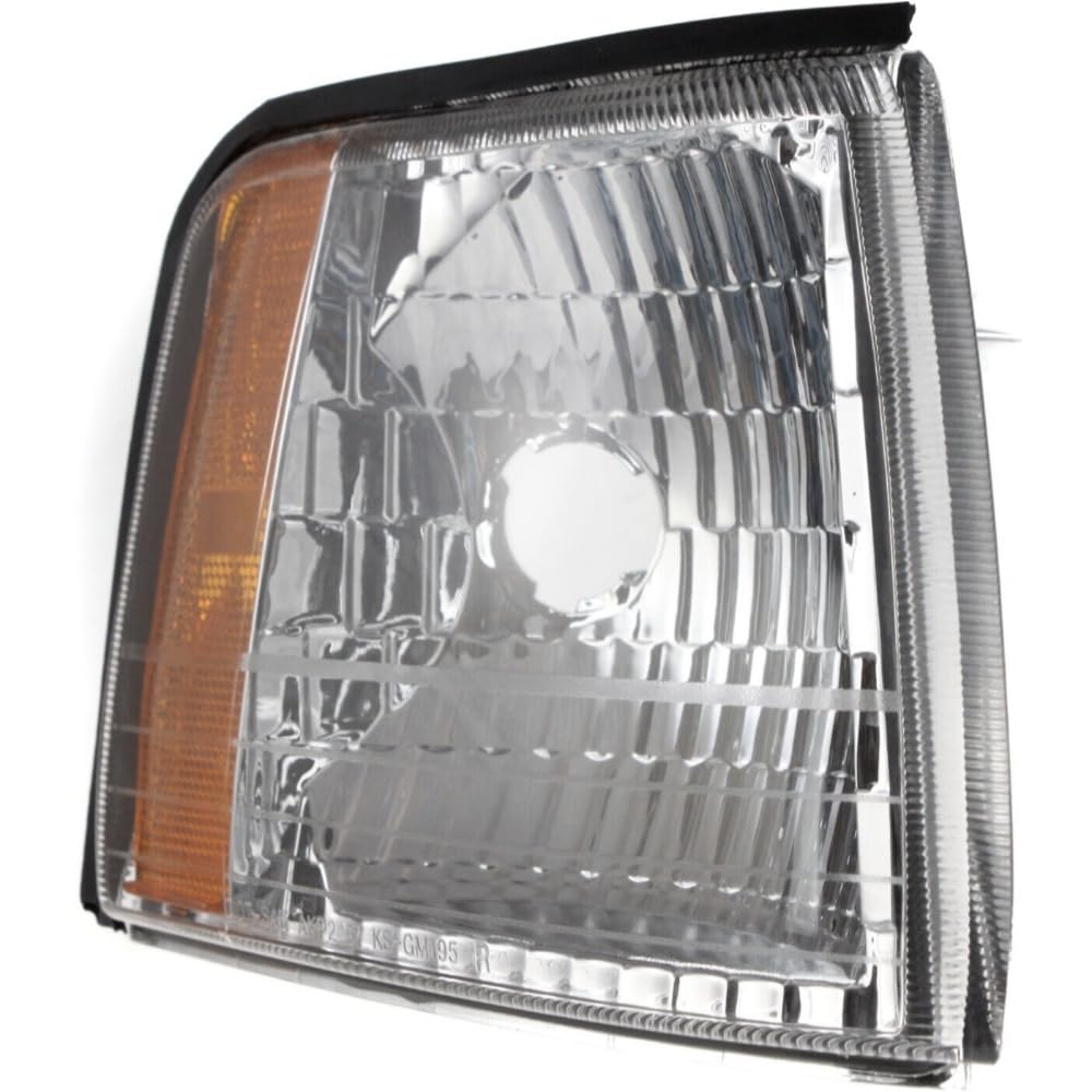 fastgallop Corner Turn Parking Light Right Passenger Side for Cadillac for DeVille 1997-1999 Clear&Amber Lens