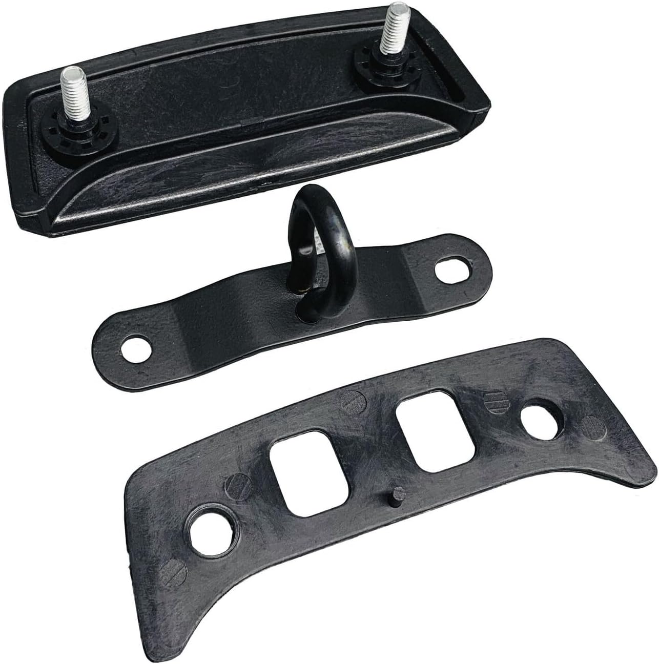 Rear Tailgate Window Glass Handle Striker Latch Set Plastic, WQVA86379-F0NPRTWGHSLS