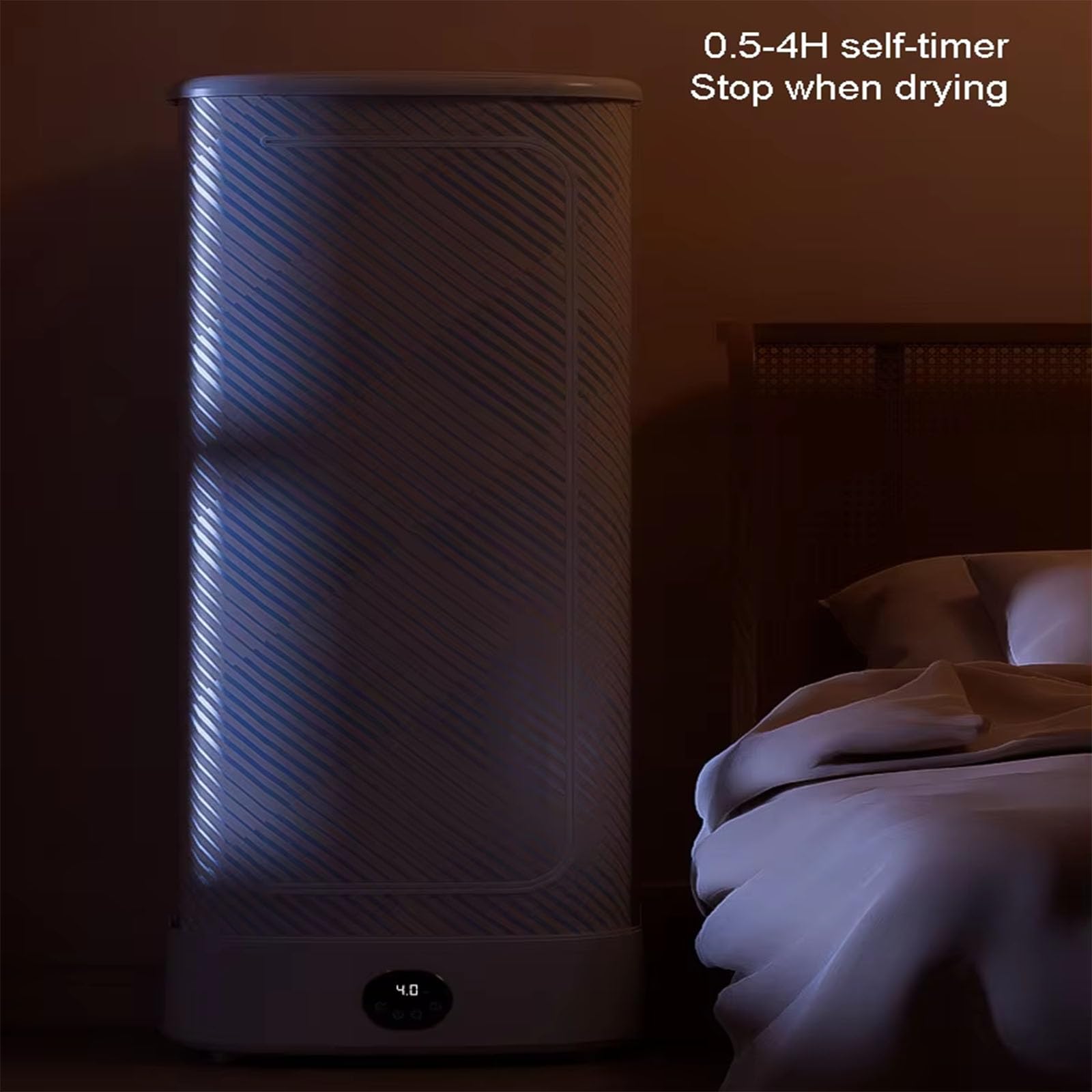 SICWEDIM 1000W Portable Automatic Steam Ironing Machine, Foldable Steam Cooker & Tumble Dryer, Compact, Hanging Garment Steamer, Quickly Removes Wrinkles,for Home Use