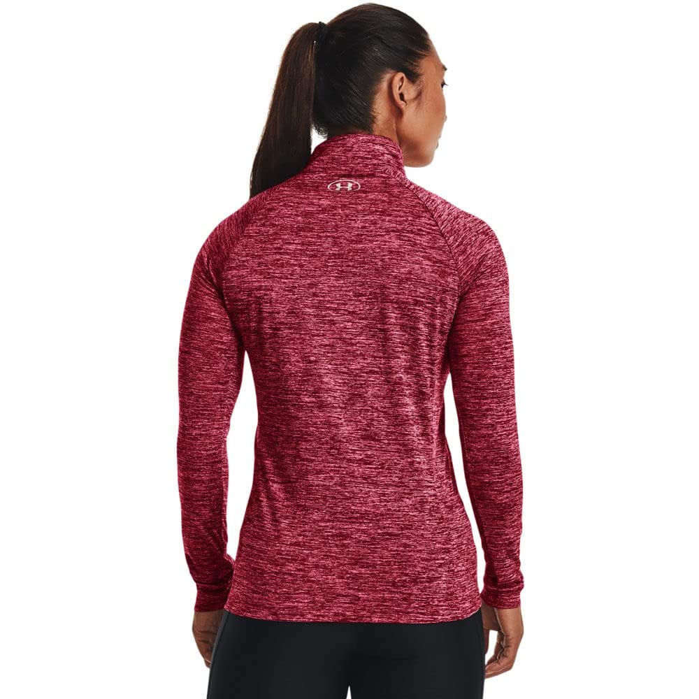 Under Armour Tech Twist Langarm-Pullover, 1/2 Reißverschluss Mezza Cerniera Donna