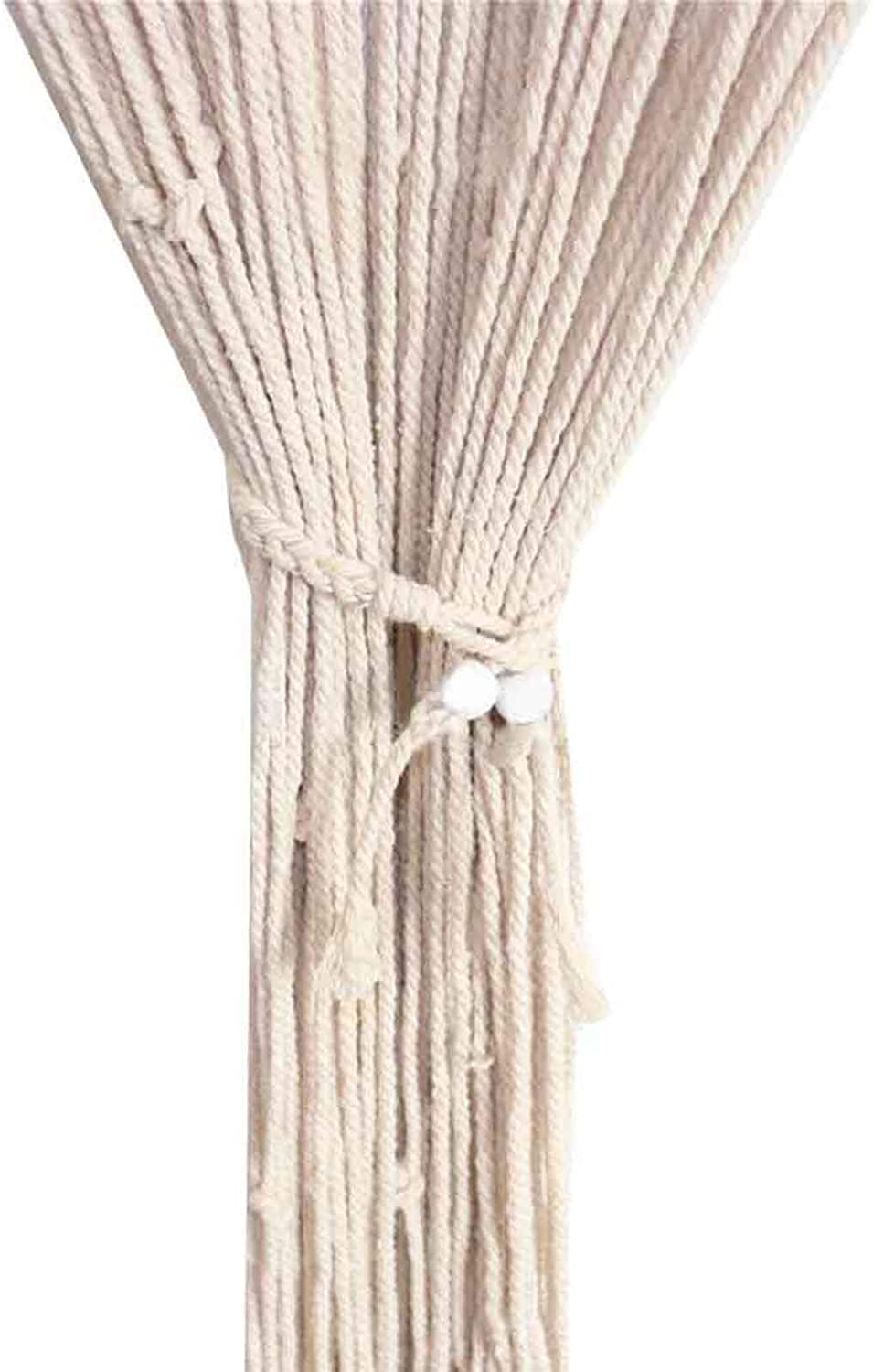 Tapiz Bohemio Grande de macramé para Colgar en la Pared, decoración Tejida para el hogar, Fondo de galería para apartamento, Sala de Estar, Dormitorio (Blanco, 130x180cm)