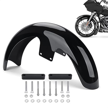 Cnaloo12 Lot De 2 Loquets Noirs Pour Moto Harley Touring Avec King