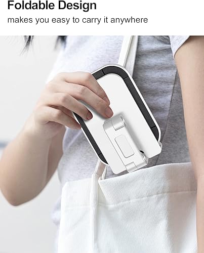 Miniatura 7 de OCYCLONE Soporte para teléfono, altura y ángulo ajustables para teléfono celular para escritorio, soporte plegable para iPhone, compatible con todos