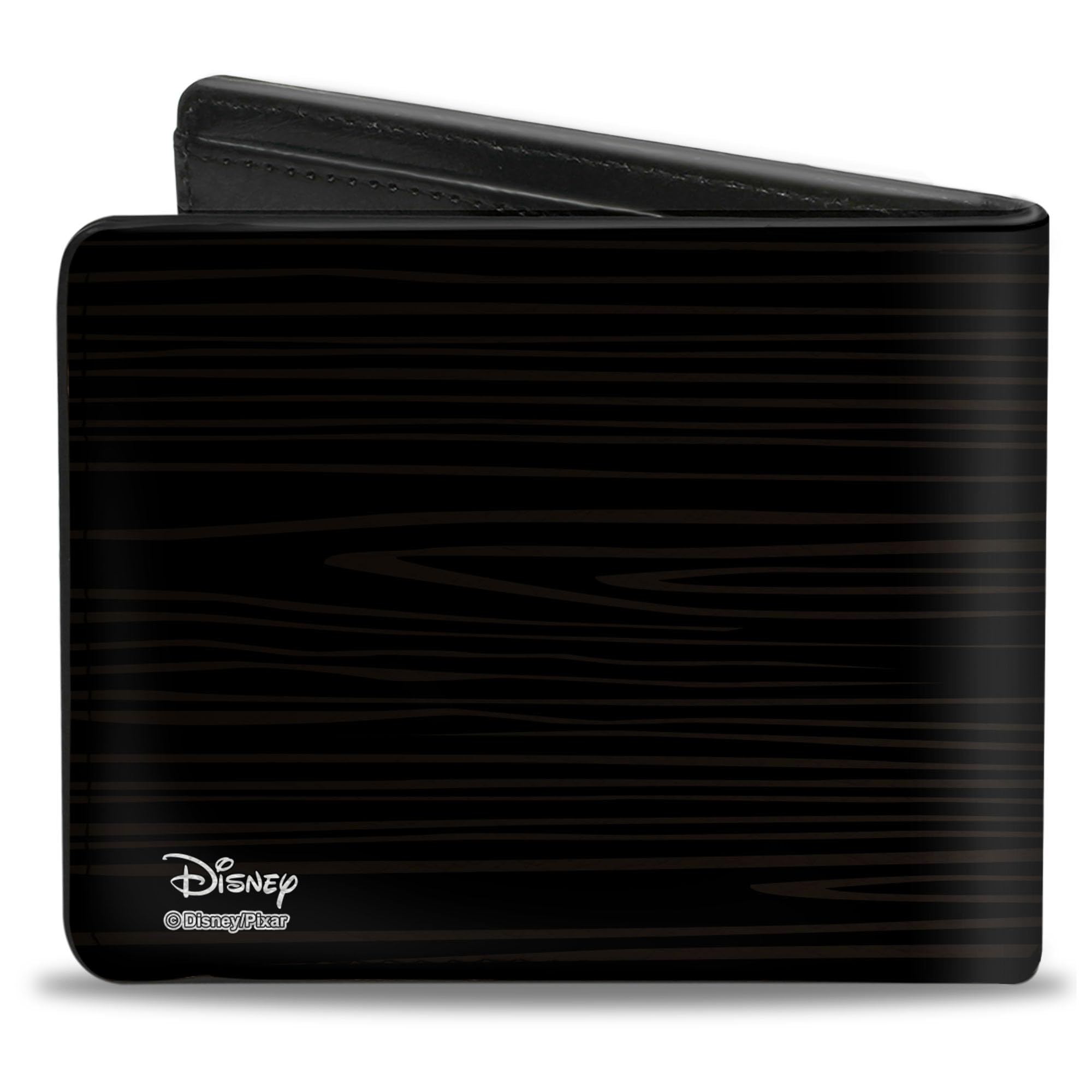 Buckle-Down Men's Disney Wallet, Bifold, Toy Story Jessie Yee Haw Pose Stars Wood Grain Browns, Vegan Leather, 4.0
