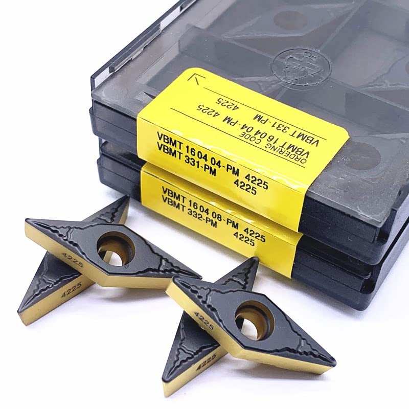 10 piezas herramientas de torno VBMT160404/160408 PM 4225 miniatura 3