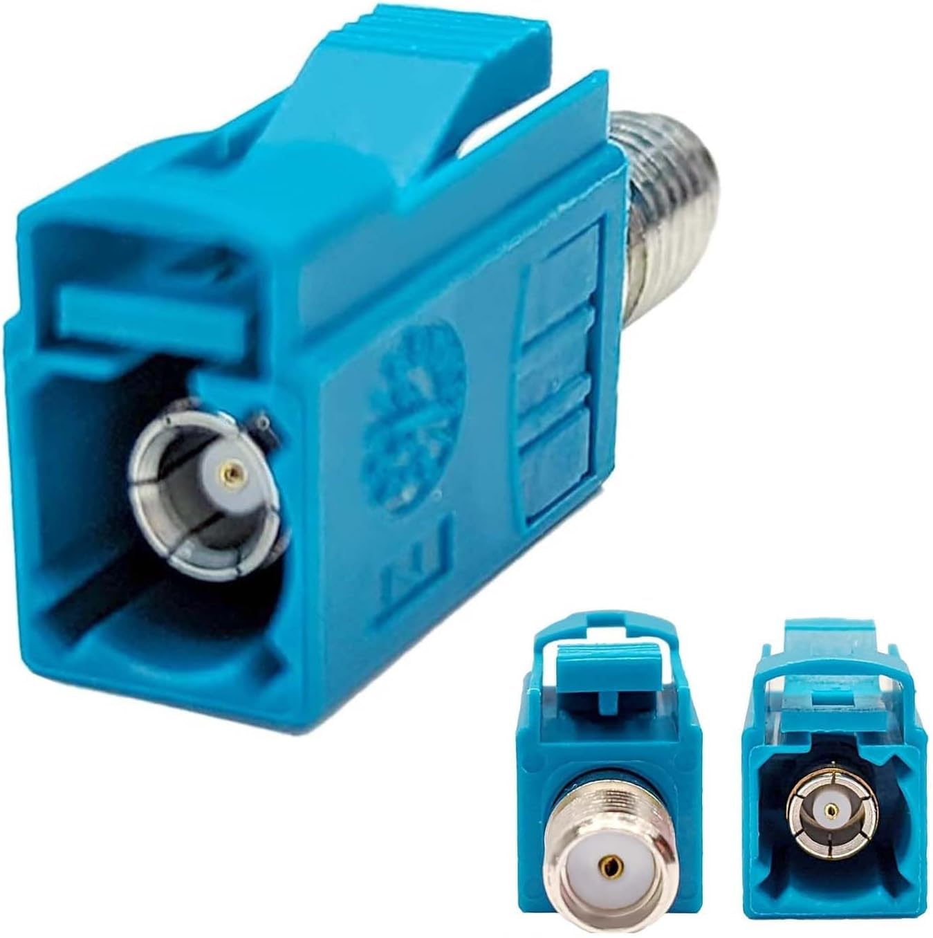 Adattatore Fakra Z femmina a SMA femmina serie Waterblue compatibilità universale per telefoni cellulari FM, 4G/5G, GPS, Bluetooth e altri adattatori di segnale antenna SMA con filettatura RF
