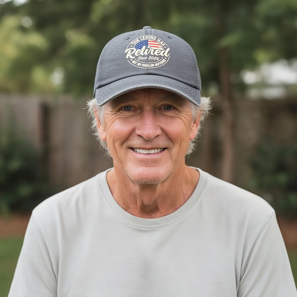 Retirement Gifts for Men 2026, Funny Adjustable Retired Hats for Men Women - Image 4