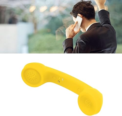 Miniatura 5 de Teléfono retro con Bluetooth, receptor de teléfono a prueba de radiación para teléfono celular con llamada cómoda, clásico vintage inalámbrico