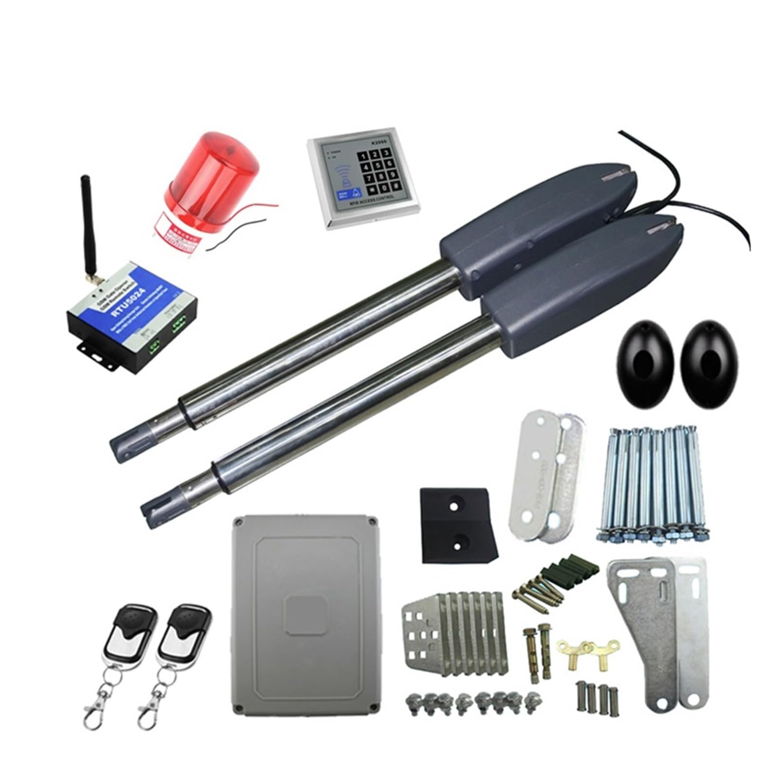 Mjfvn H Ac110/220V Gates/Electric Swing Gate Opener Operators 400Kg Per Leaf Dual Inge- Automatic For Ome Or Industrial(H)