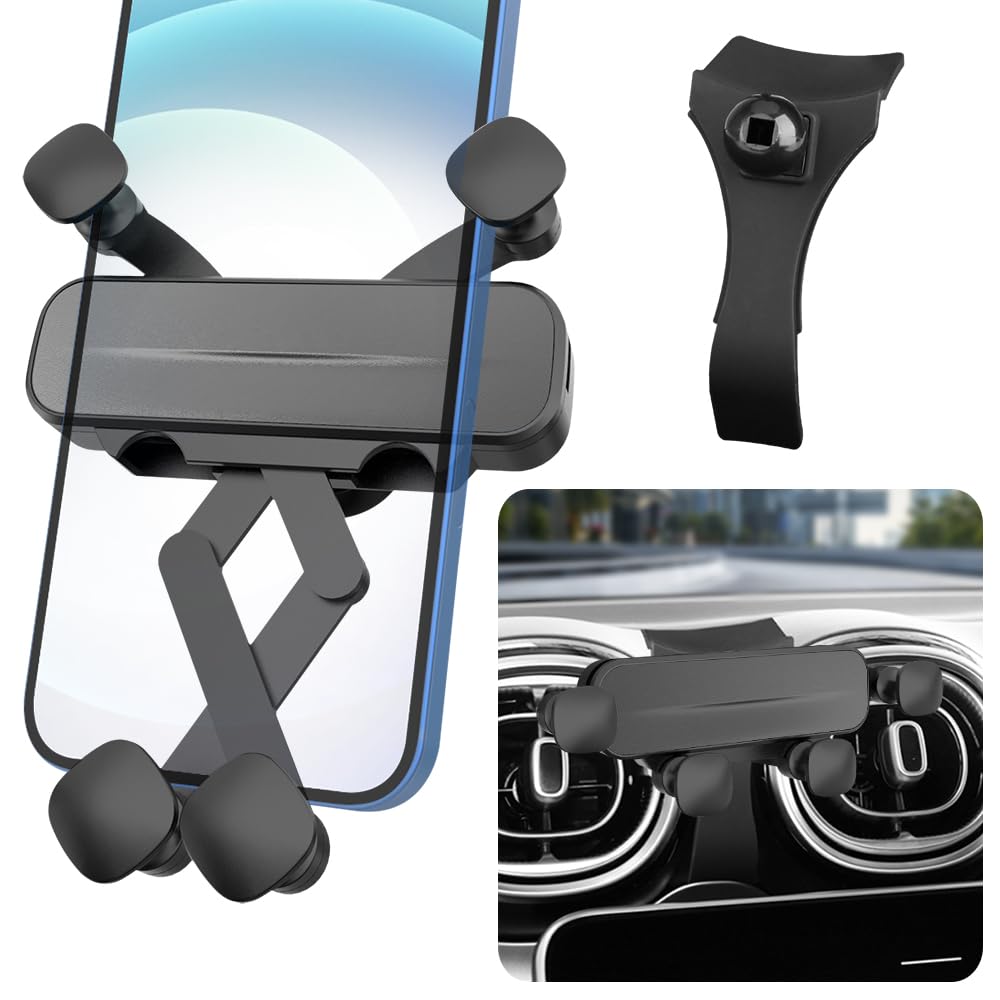 Car Phone Holder Mount for Benz C Class 2022-2024 C300,GLC Class 2023 2024 GLC300 4Matic AMG C 43 Auto Accessories Interior Decoration Mobile Cell Smartphone Bracket