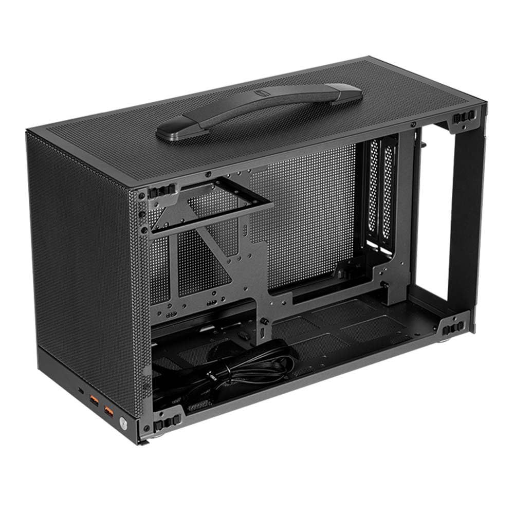 CPS K101 MESH 3F Mini−ITXケース Amazon.co.jp: CPS ハンドル付きMini-ITXケース K101MESH GY-RCSET