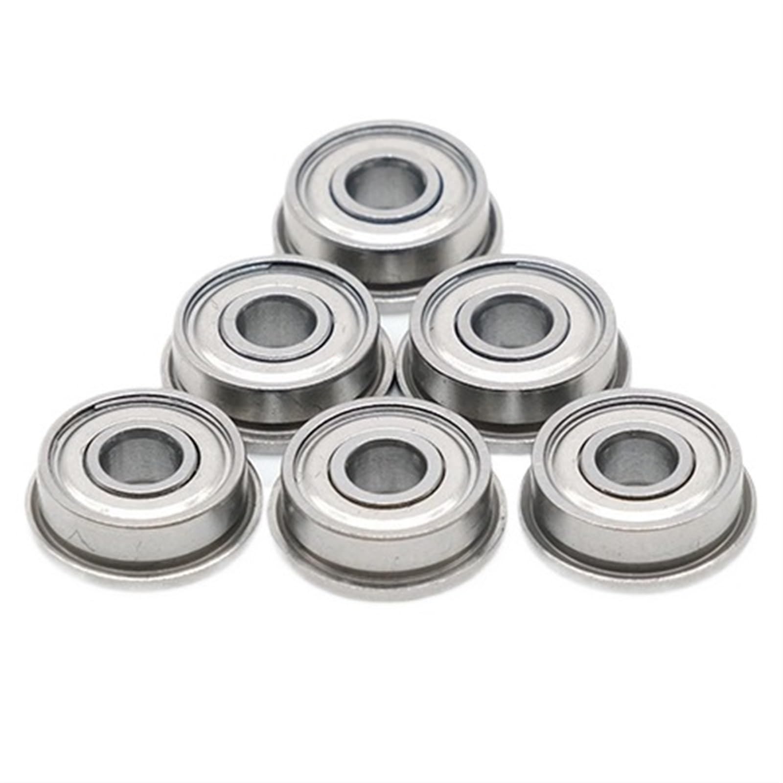 Deep Groove Double Rubber Seal Bearings FR2-5ZZ Flange Bearing 3.175 * 7.938 * 3.571 Mm (10PCS) 1/8