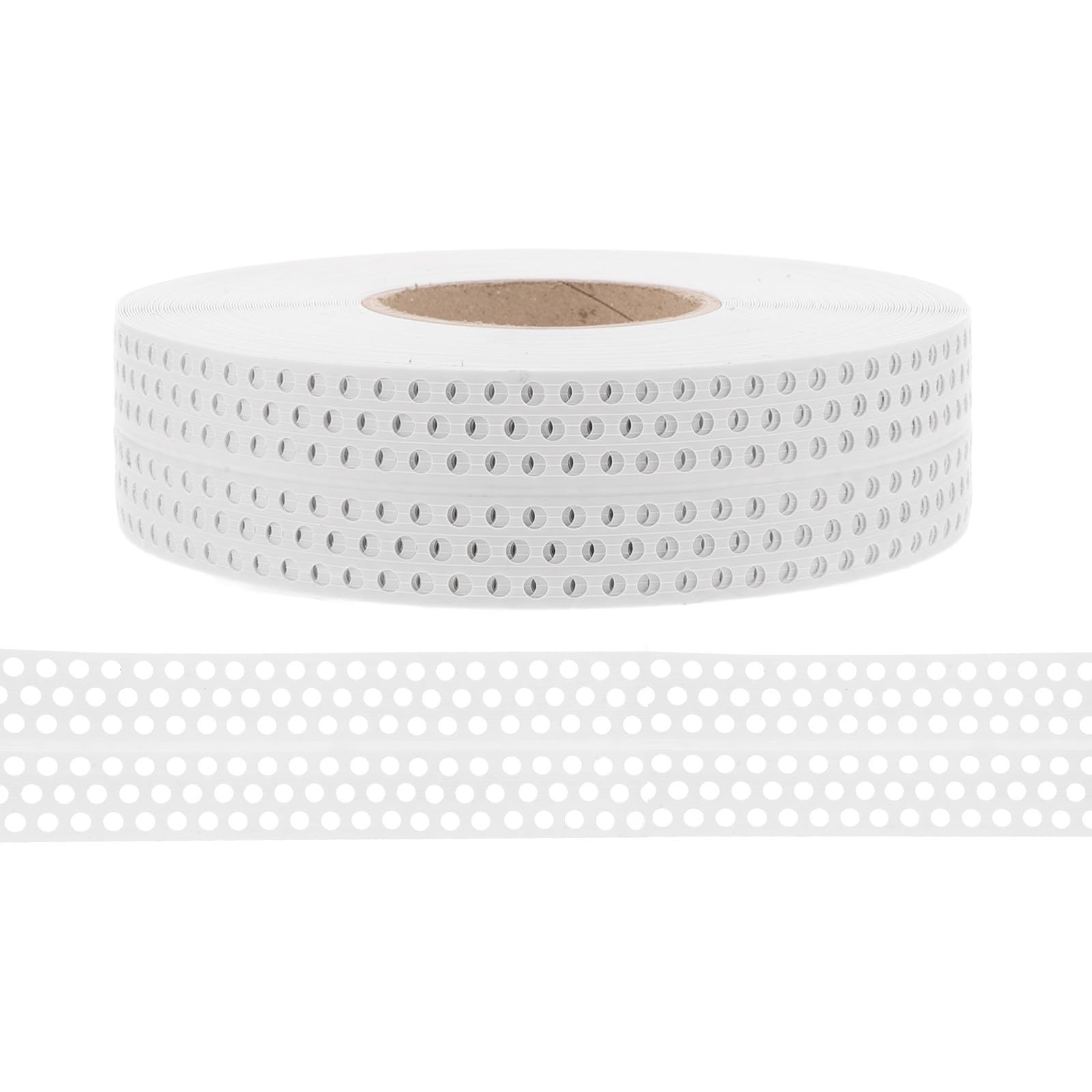 YARNOW Rollo de Cinta de Pvc para Paneles de Yeso, Cinta Antigrietas para Esquinas, Autoadhesiva, Resistente y Flexible para Renovación del Hogar