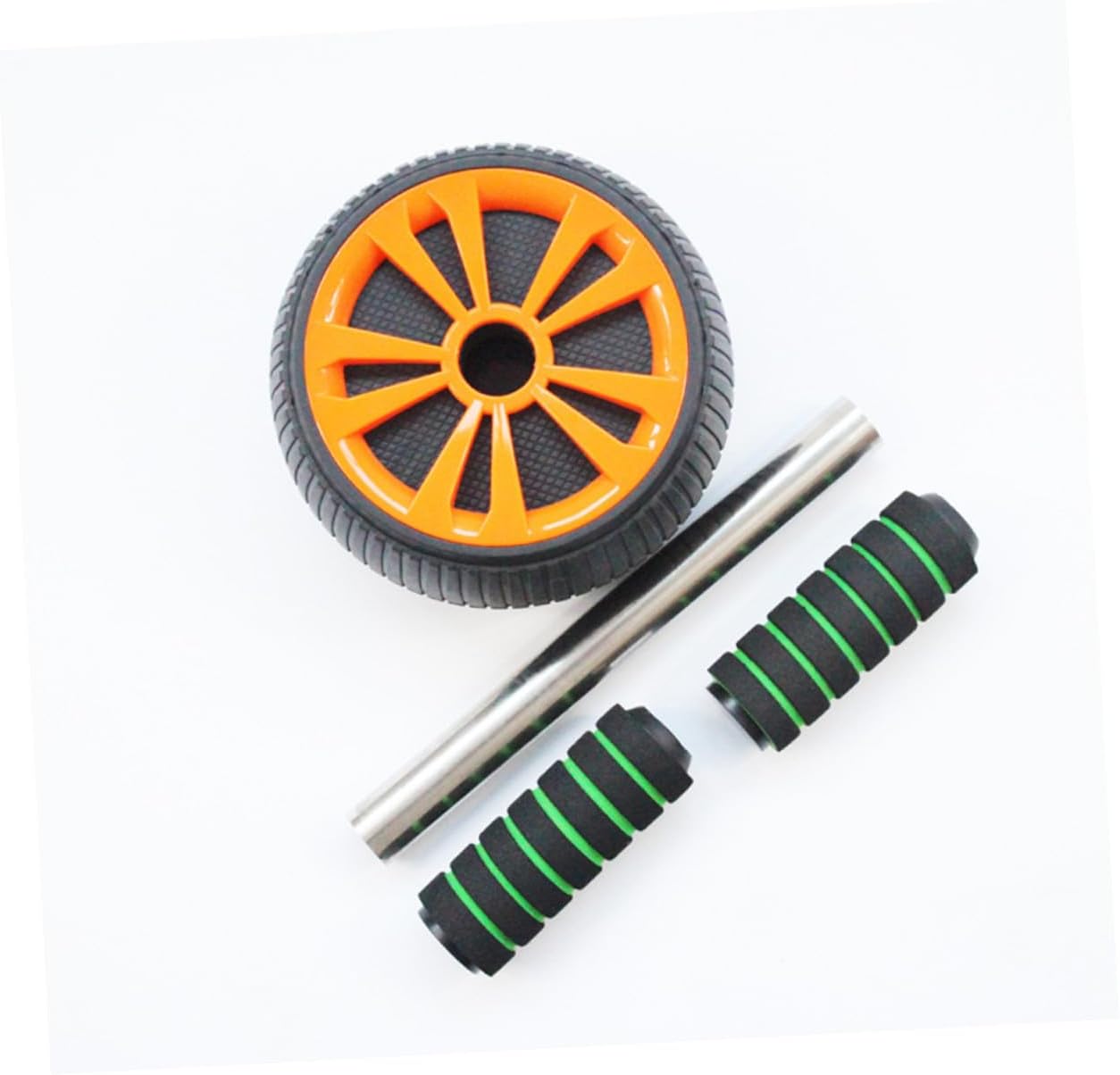 Abdominal Exercise Roller Non-skid Core Ab Wheel Trainer Silent Fitness Device for Home Workout and Muscle Training