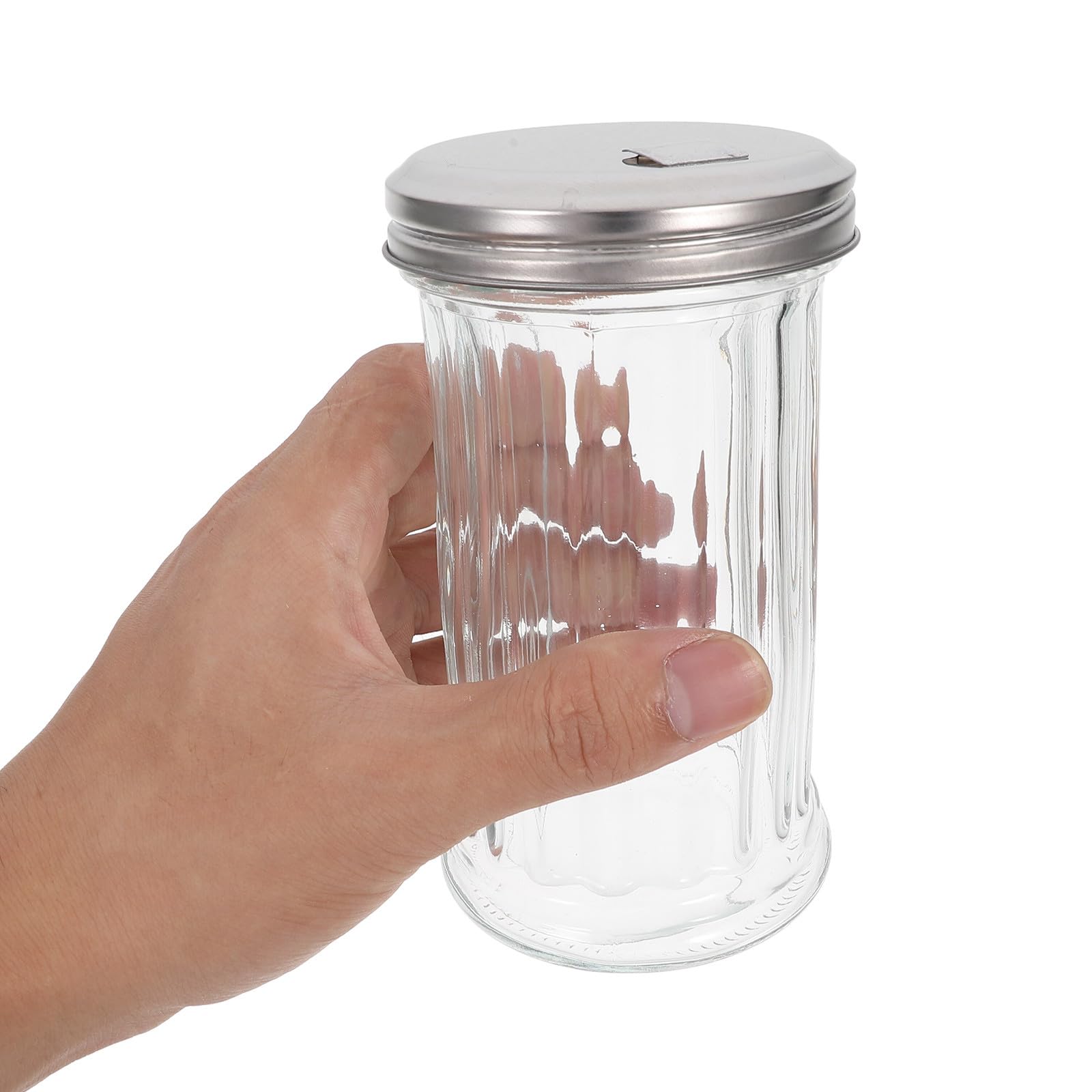 Set de 4 Frascos de Condimentos de Vidrio 330 Ml, Salero y Pimentero con Tapa Hardeman, Dispensadores Sellados para Cocina, Recipientes para Especias Multifuncionales, Uso