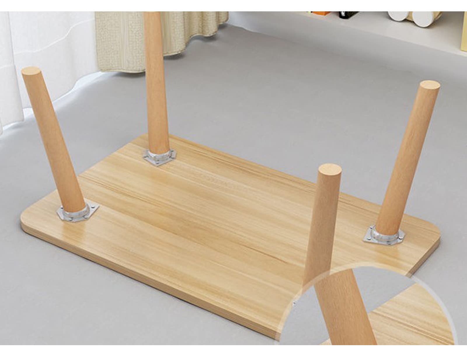 MidCentury Moderne konische Ersatzbeine aus Holz, 40 cm, mit M8-Schraube für Tische, Sofas, Stühle und Design, 4 Stück