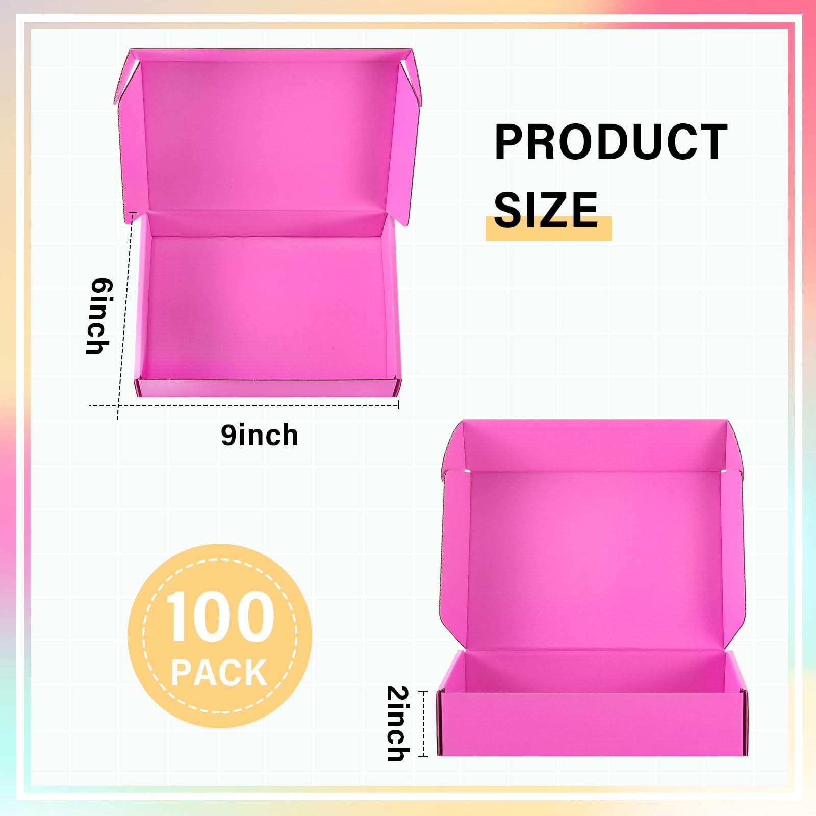 100 Cajas De Correo De Cartón Para Botellas De Bebidas, 10 X 26 X 10