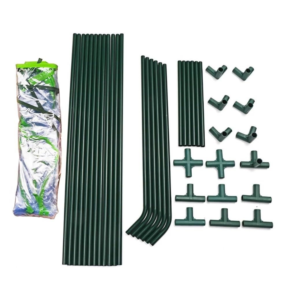 Szklarnia 180x90x90cm z przezroczystą osłoną roślinną z PVC i ramą, odpowiednia do ogrodów wewnętrznych i zewnętrznych, uprawy nasion warzyw(PVC 180 triangle)