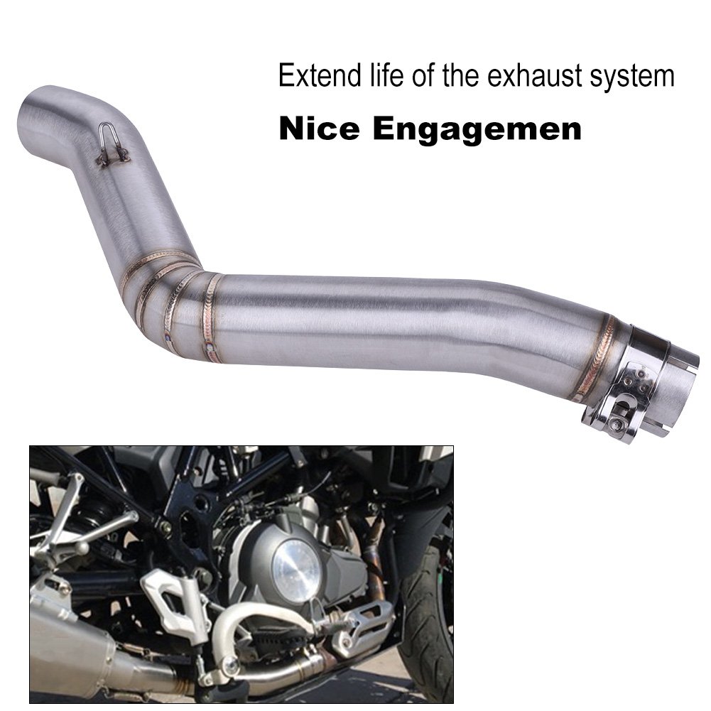 Tuyau D'Échappement Intermédiaire Pour Moto TRK 502 - Acier Inoxydable