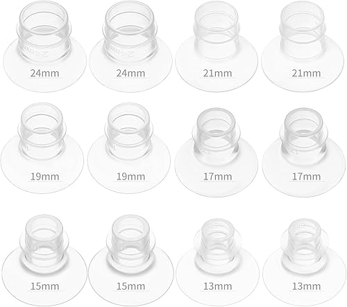 Insertos de brida para extractor de leche, insertos de brida de 13151719210.945 in compatibles con SpectraMedelaMomcozy S12 ProS9 ProS12S9 Escudos