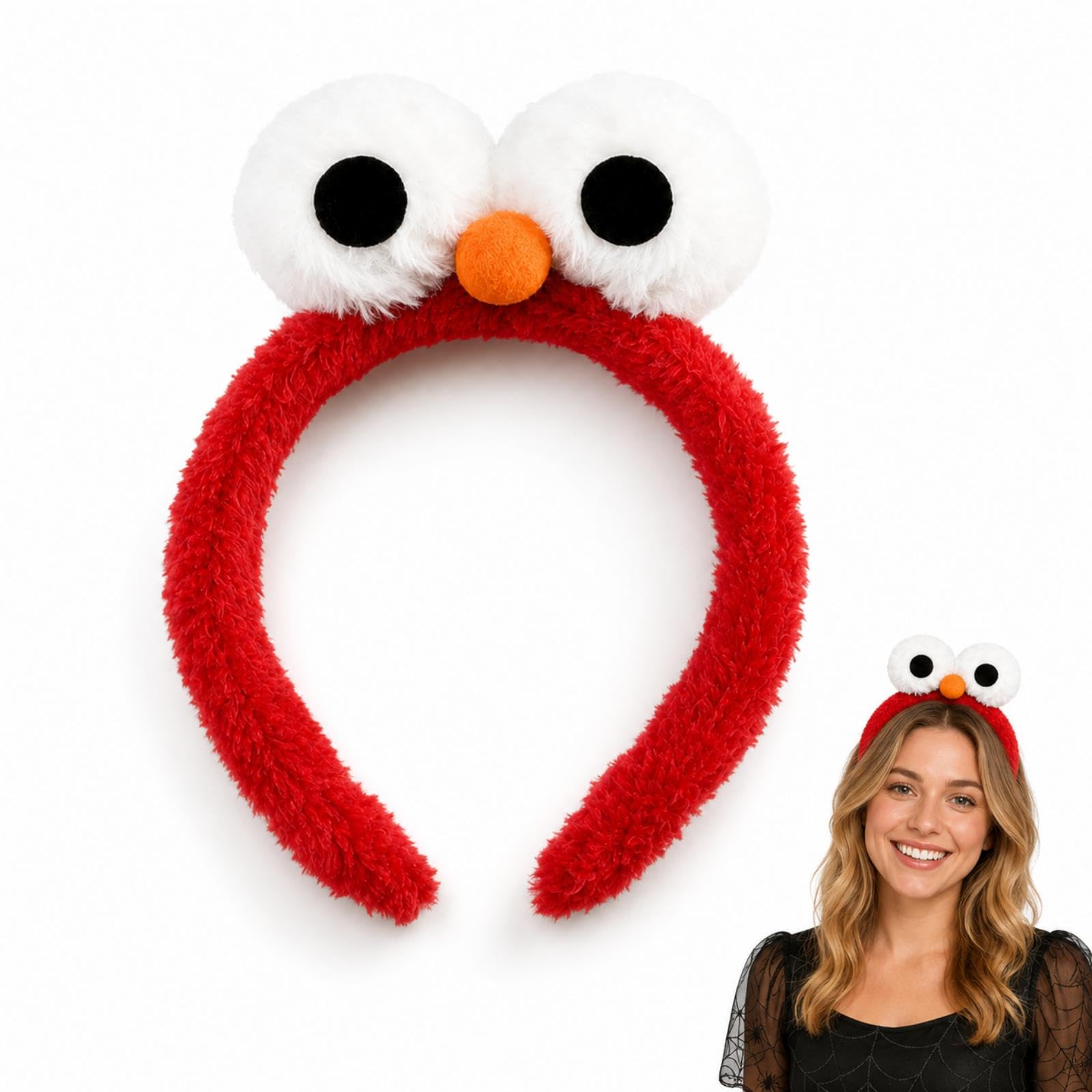 Halloween Decoration Red Big Eyes Monster Headband, Cute Cartoon Decoration
