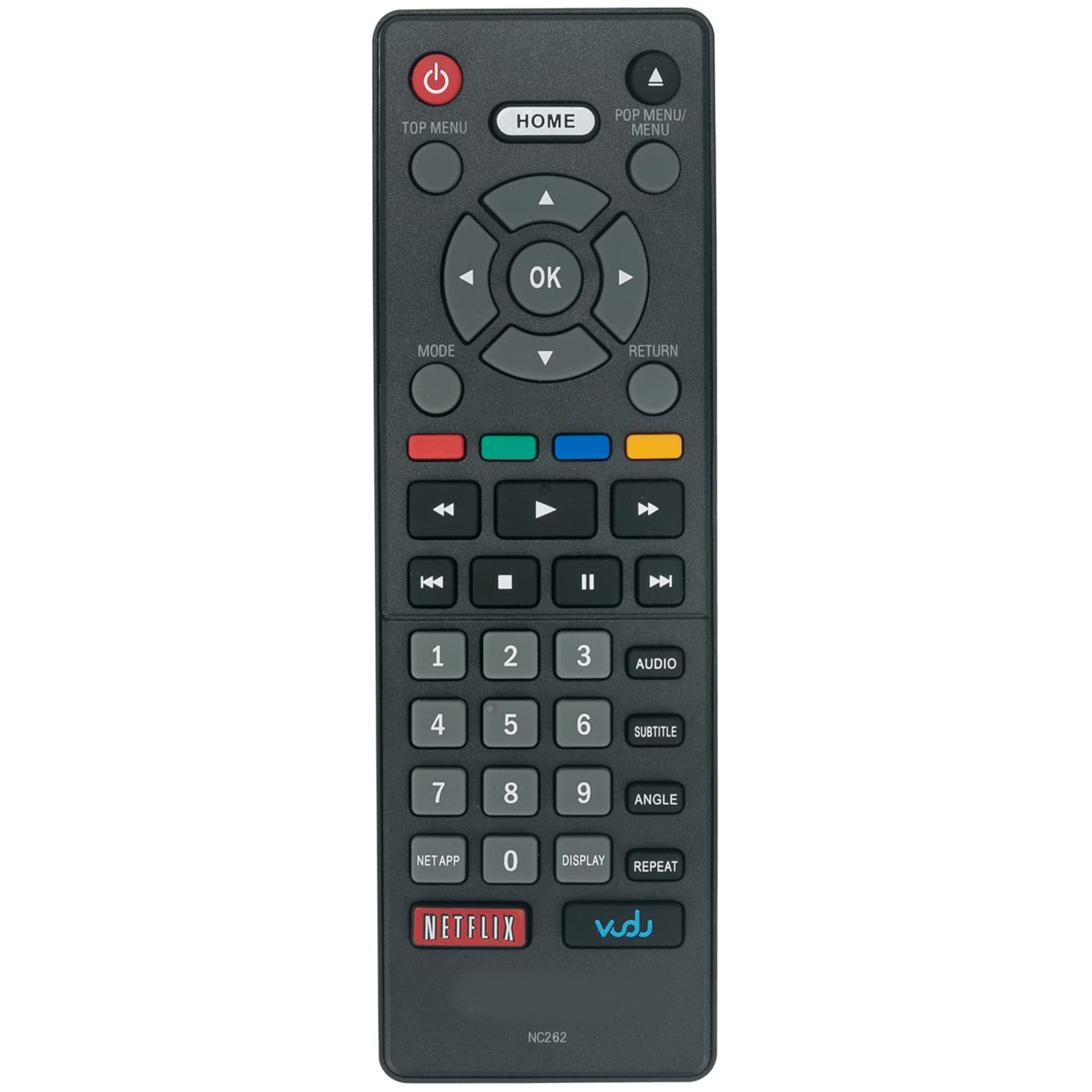 Replace Remote Control NC262UH fit for MAGNAVOX DVD Player MBP5320/F7F MBP5320/F7G MBP5320 MBP5320/F7 MBP5320/F7F MBP5320/F7G MBP5320/F7H MBP5320F sub NB991