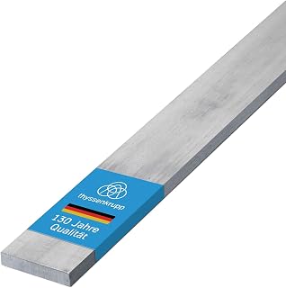thyssenkrupp Edelstahl Flachprofil gewalzt 40 x 10 mm | Länge 1000 mm | Flachstahl V2A | Werkstoff 1.4301 | AISI 304