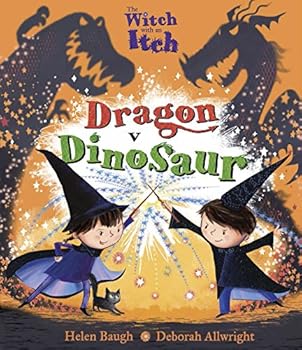 Paperback The Witch with an Itch: Dragon V Dinosaur Book