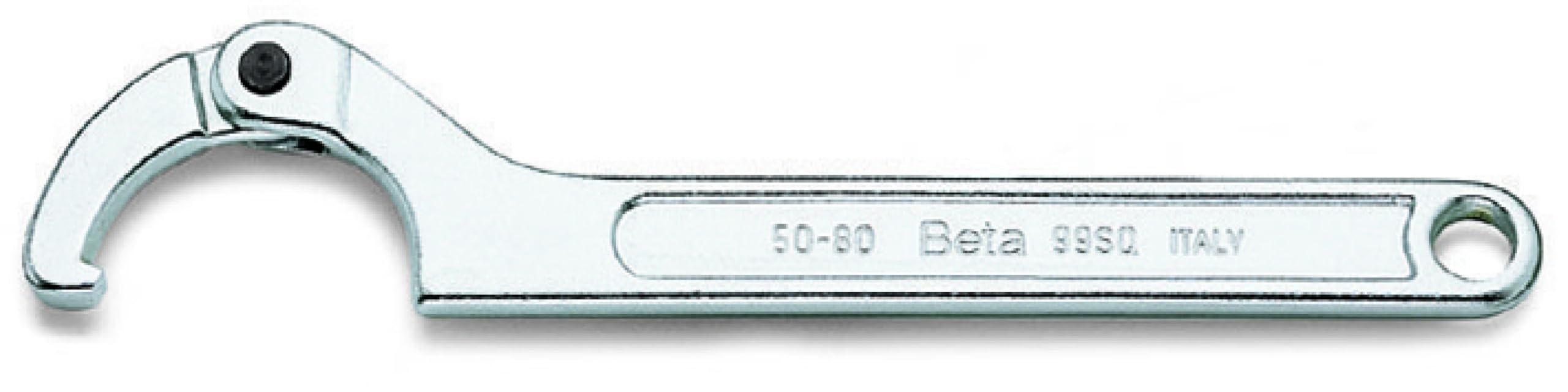 Beta Silver 990335 Model 99 St35-50 Hook Spanner With Round Nose For Ring Nut, 35-50 Mm Size