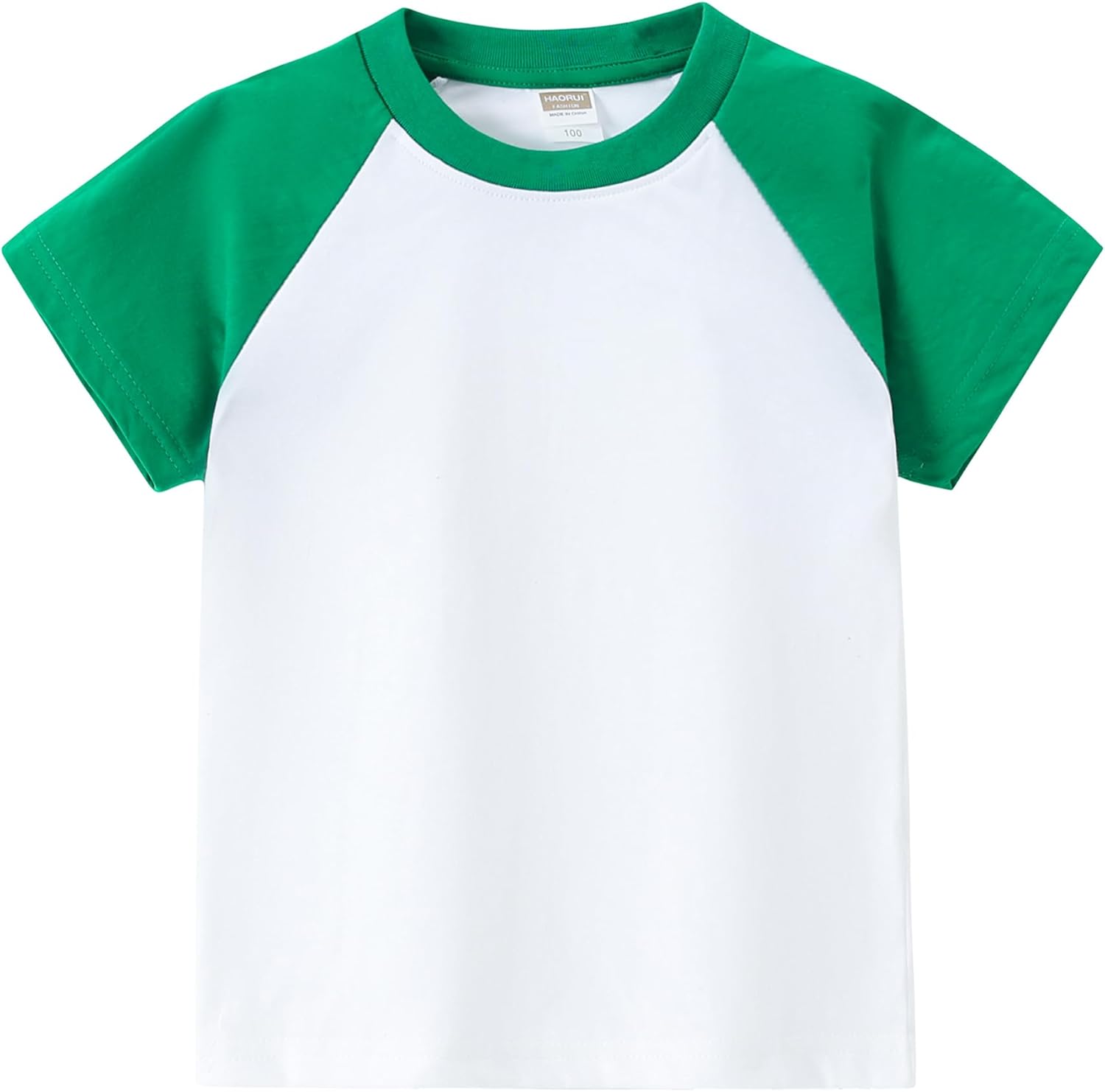 AIWUHE Toddler T Shirts Cotton Summer Tshirts Boys Girls Basic Tee Undershirts Short Sleeve Clothes Crew Neck Shirts 2-7Y