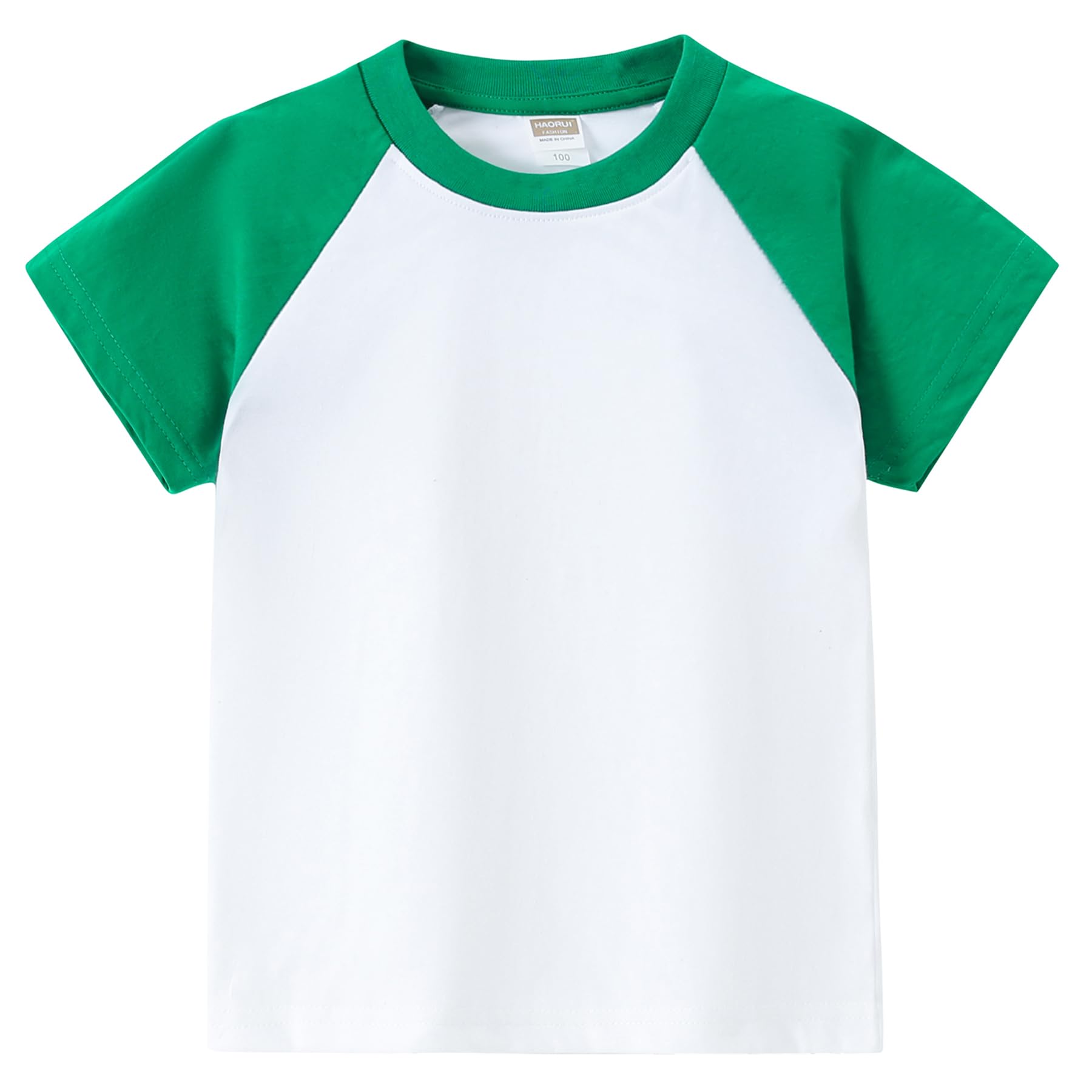 AIWUHE Toddler T Shirts Cotton Summer Tshirts Boys Girls Basic Tee Undershirts Short Sleeve Clothes Crew Neck Shirts 2-7Y